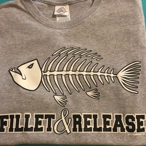 Grey T-Shirt by Delta Apparel